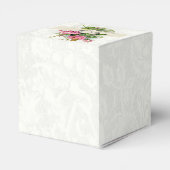 ヴィンテージ結婚ピンクバラ フェイバーボックス (裏面サイド)