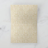 ヴィンテージ結婚ピークス サンキューカード (内部)