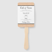 ヴィンテージ結婚フローラのファンの順序 ハンドファン (正面)