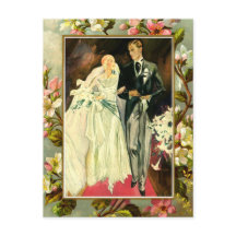 ヴィンテージ結婚フローラ対テンプレート