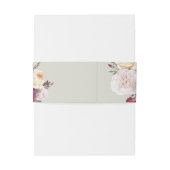 ヴィンテージ結婚フローラ 招待状ベリーバンド (裏面例)