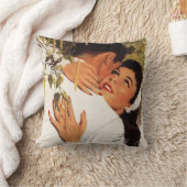 ヴィンテージ結婚プロポーズ、愛とロマンス クッション (ブランケット)