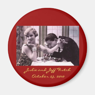 ヴィンテージ結婚写真マグネット マグネット