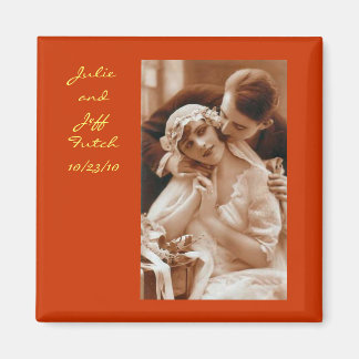 ヴィンテージ結婚写真マグネット マグネット