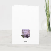 ヴィンテージ結婚式おめでとう カード (裏面)