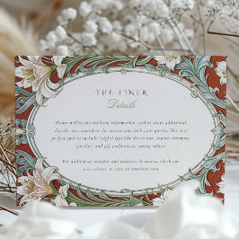 ヴィンテージ結婚式の情報 エンクロージャーカード