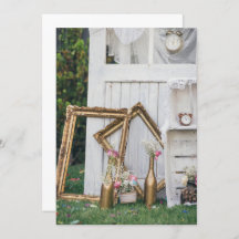 ヴィンテージ結婚式の招待状