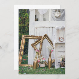 ヴィンテージ結婚式の招待状 招待状