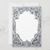 ヴィンテージ結婚式の招待状(save the date)カード 招待状 (裏面)