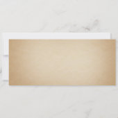 ヴィンテージ結婚式の招待状IIIパンチアウト (裏面)