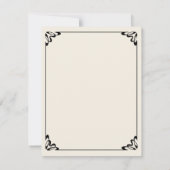 ヴィンテージ結婚式の提案、愛とロマンス (裏面)