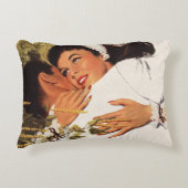 ヴィンテージ結婚式の提案、愛とロマンス アクセントクッション (正面)