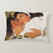 ヴィンテージ結婚式の提案、愛とロマンス アクセントクッション (裏面)