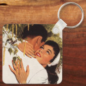 ヴィンテージ結婚式の提案、愛とロマンス キーホルダー (裏面)