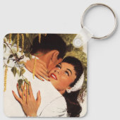 ヴィンテージ結婚式の提案、愛とロマンス キーホルダー (裏面)