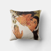 ヴィンテージ結婚式の提案、愛とロマンス クッション (裏面)