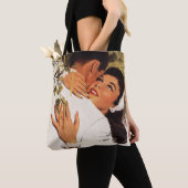 ヴィンテージ結婚式の提案、愛とロマンス トートバッグ (クローズアップ)