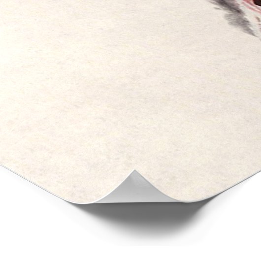 ヴィンテージ結婚式の提案、愛とロマンス ポスター (角)