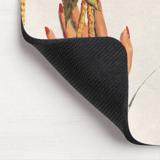 ヴィンテージ結婚式の提案、愛とロマンス マウスパッド (コーナー)