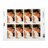 ヴィンテージ結婚式の提案、愛とロマンス ラベル (フルシート)