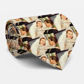 ヴィンテージ結婚式の新婚夫婦、ハッピーブライドと新郎新婦 ネクタイ (ロール)