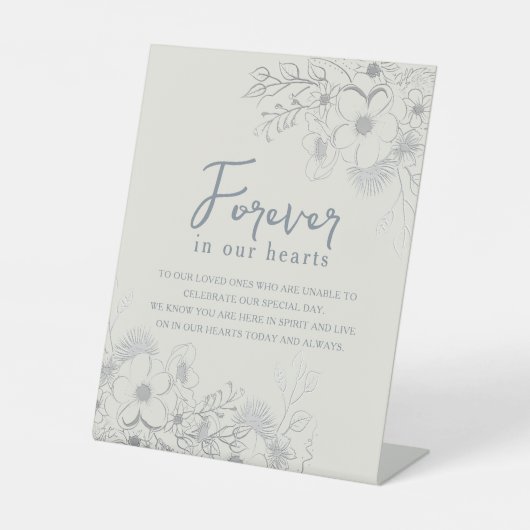 ヴィンテージ結婚式の記念台座看板 台座サイン (正面)