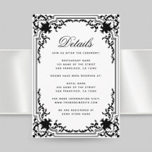 ヴィンテージ結婚式の詳細 ブラックアンドホワイト モノクローム