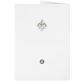 ヴィンテージ結婚式の黒板 – グリーティングカード/招待状 (裏面)