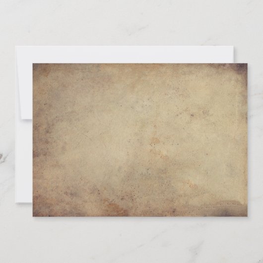 ヴィンテージ結婚式はがき 招待状 (裏面)