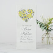 ヴィンテージ結婚式プログラム プログラム (スタンド正面)