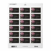 ヴィンテージ結婚式住所 シール (フルシート)