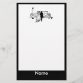 ヴィンテージ結婚式場 便箋 (正面)