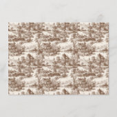 ヴィンテージ結婚式招待状の詳細カード エンクロージャーカード (裏面)