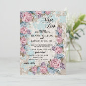 ヴィンテージ結婚式招待状 招待状 (スタンド正面)