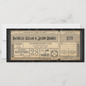 ヴィンテージ結婚式招待状 RSVP II 3.0 招待状 (正面)