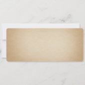 ヴィンテージ結婚式招待状IV -- 1940年代スタイルII 招待状 (裏面)