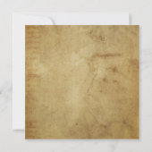 ヴィンテージ結婚式 招待状 (裏面)