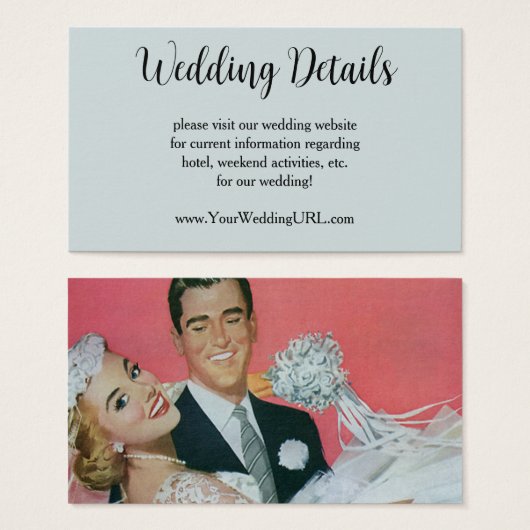 ヴィンテージ結婚式 新婚夫婦、 花嫁 & 花婿 (正面&裏面)