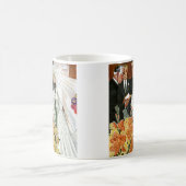 ヴィンテージ結婚式、新郎新婦 コーヒーマグカップ (中央)