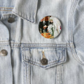 ヴィンテージ結婚式、新郎新婦 缶バッジ (インサイチュ)