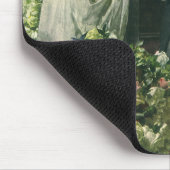 ヴィンテージ結婚式、 花嫁と花婿とメノーラ マウスパッド (コーナー)