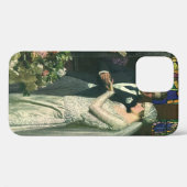 ヴィンテージ結婚式、 花嫁と花婿とメノーラ Case-Mate iPhoneケース (裏面 (横))