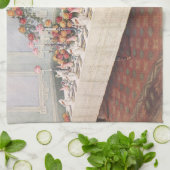 ヴィンテージ結婚披露宴テーブル キッチンタオル (折り畳み)