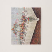 ヴィンテージ結婚披露宴テーブル ジグソーパズル (縦)