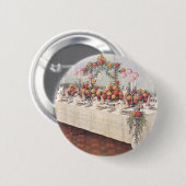 ヴィンテージ結婚披露宴テーブル 缶バッジ (正面&裏面)