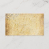 ヴィンテージ結婚旋回プレイスカード プレイスカード (裏面)