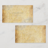 ヴィンテージ結婚旋回プレイスカード プレイスカード (正面/裏面)