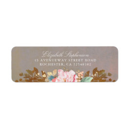 ヴィンテージ結婚真夏フローラ結婚 ラベル