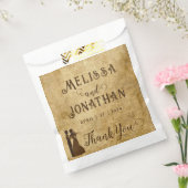 ヴィンテージ結婚素朴なブラウン フェイバーバッグ (封をした状態)