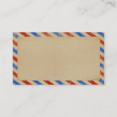 ヴィンテージ結婚航空便 エンクロージャーカード